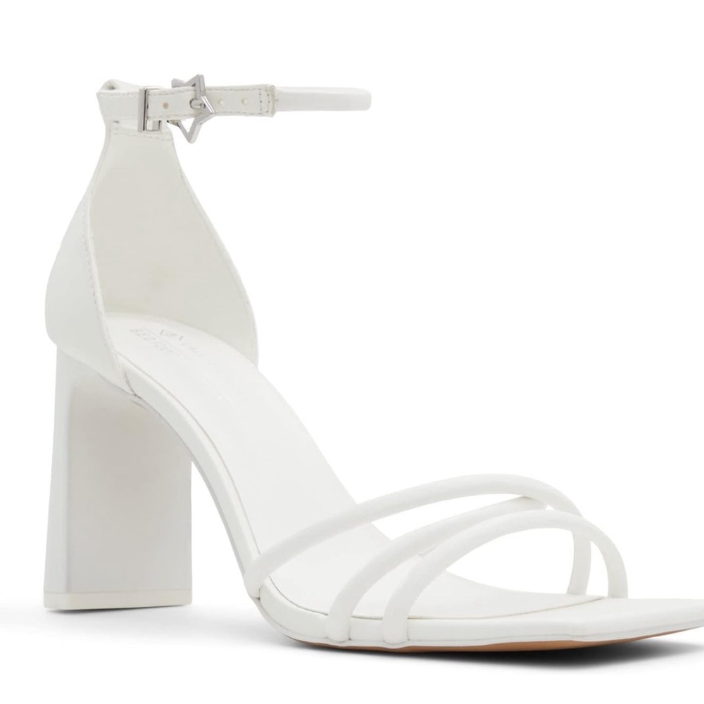 Call It Spring White Starlet Heeled Sandal